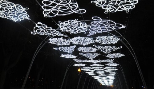 В столице использованы лучшие световые решения для оформления