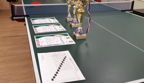 Районные соревнования по настольному теннису для детей прошли в Черемушках