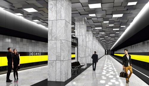 До конца 2021 года планируют открыть станцию «Зюзино» Большой кольцевой линии метро
