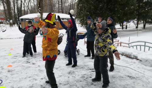 Ребята из «Юноны» приняли участие в празднике «Снежные забавы»