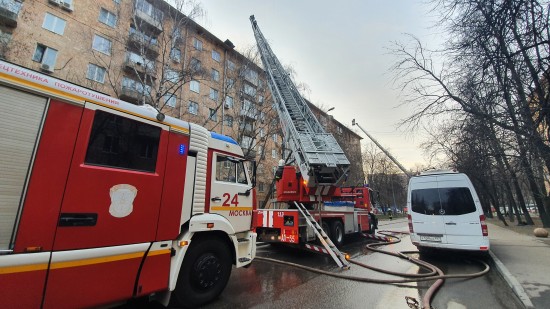 Пожарные локализовали пожар в Гагаринском районе