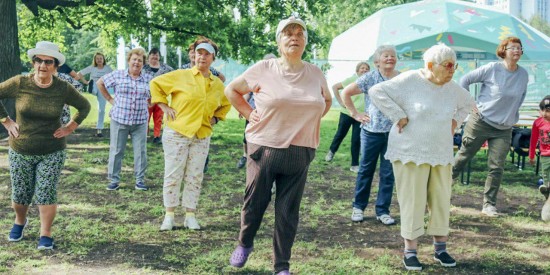 Пенсионеры Гагаринского района снова смогут заниматься спортом на открытом воздухе