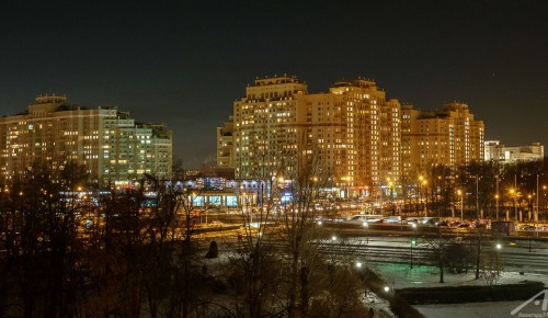 В Гагаринском районе отремонтировали освещение