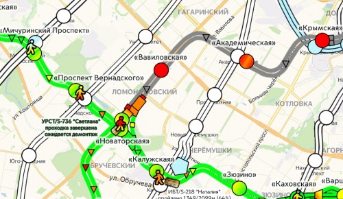 Основные работы по строительству объездной дороги для Ленинского проспекта завершены