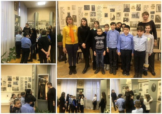 Дети-сироты побывали в школьном музее имени Чехова