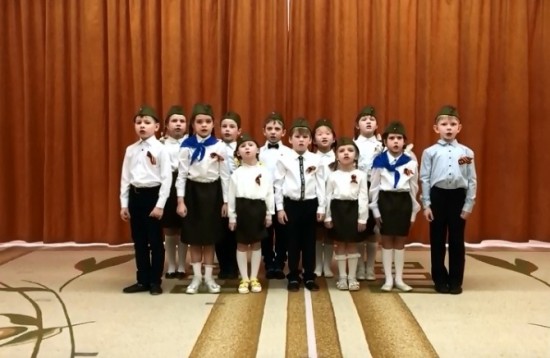 Итоги конкурса патриотической песни подвели в дошкольном отделении