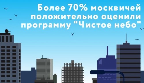 Участники голосования на «Активном гражданине» положительно оценили программу «Чистое небо»