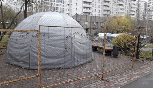 В районе Коньково законсервировали фонтаны