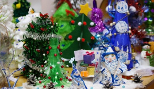 Жители ЮЗАО могут поучаствовать в конкурсе Мосприроды по созданию елок и украшений из вторсырья