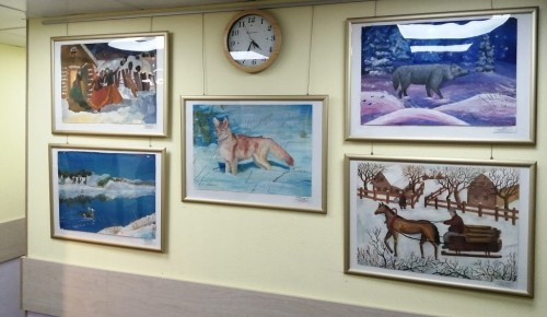 Центр «Коньково» представил выставку «Зимняя сказка»