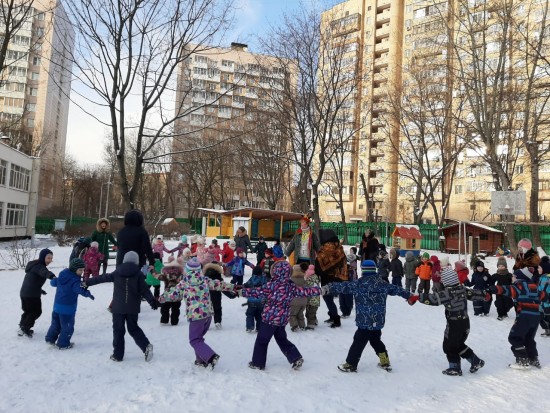 Зимний спортивный праздник прошёл в школе №626