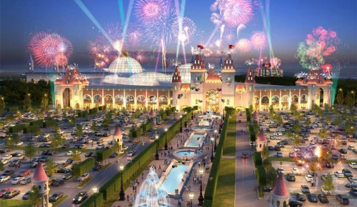 Путин и Собянин открыли тематический парк развлечений «Остров мечты»