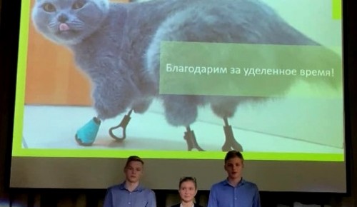Проект «Юго-Запада», связанный с протезированием животных, победил на конкурсе юных техников 