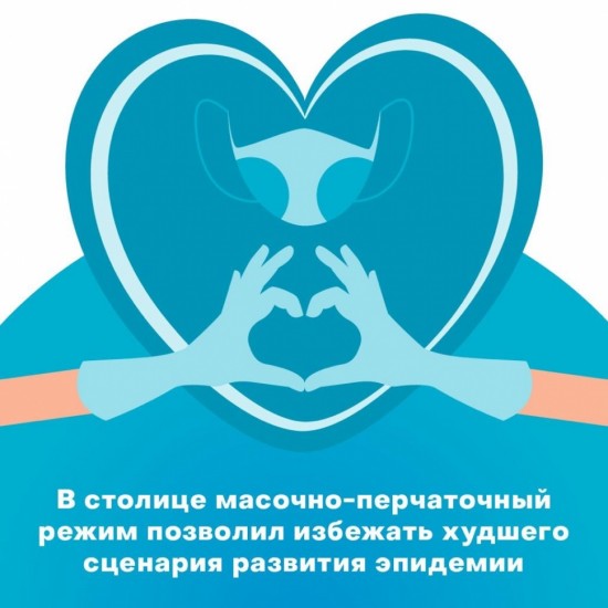 Масочно-перчаточный режим доказал в Москве свою эффективность