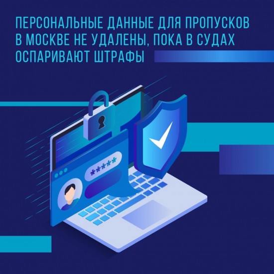 В период обжалования штрафов данные москвичей для цифровых пропусков не будут удалены