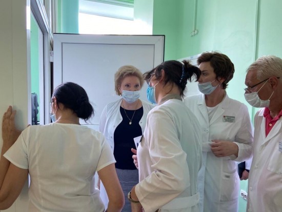 Ольга Шарапова поблагодарила молодых врачей ГКБ имени Виноградова за работу в пандемию