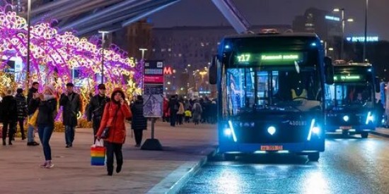 В Рождественскую ночь будет изменен режим работы общественного транспорта 