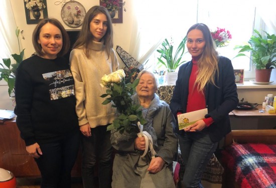 Ветеран Вера Савлучинская отметила 100-летний юбилей