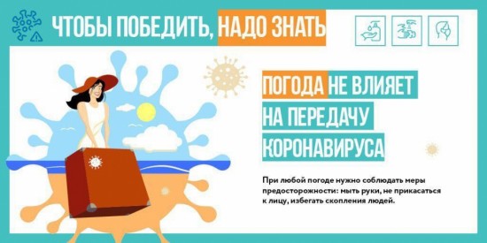 Погода не повлияет на передачу коронавируса в Москве