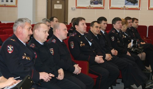 Полицейские ЮЗАО провели встречу в Академии МВД