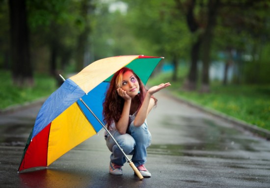 Прохладная и дождливая погода на выходных в Обручевском районе 