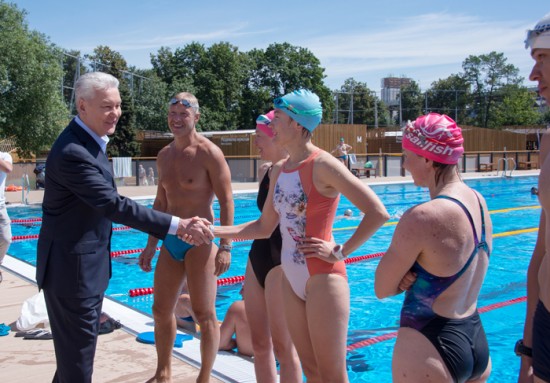 По словам Собянина, к 2018 году в «Лужниках» появится уникальный аквакомплекс