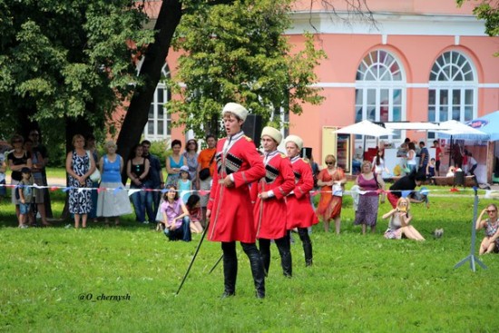 В Воронцовском парке показала представление Кремлевская школа верховой езды