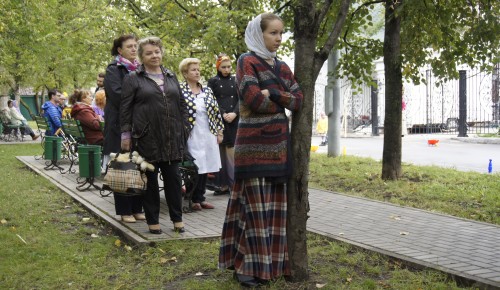 В ЮЗАО открыли сквер Преподобной Евфросинии Московской