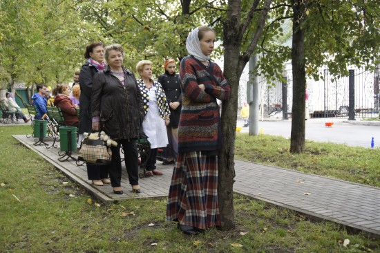 В ЮЗАО открыли сквер Преподобной Евфросинии Московской