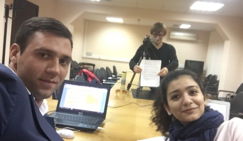 Члены молодежной палаты Обручевского района запускают свой "Информационный канал" 