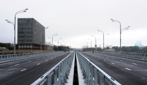 Завершено бетонирование четырех эстакад на развязке МКАД с Ленинским проспектом