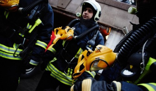Пожарно-тактические учения прошли в Московском университете МВД РФ