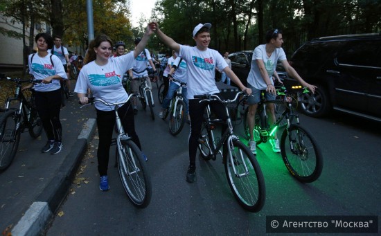 Студенты медвузов Москвы приняли участие в велопробеге "Спорт против ВИЧ"