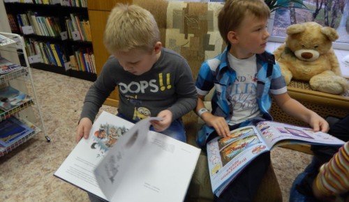 В библиотеке №172 прошла экскурсия для подрастающих читателей