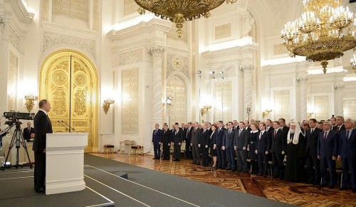 Ежегодное Послание Президента России Федеральному Собранию состоялось в Георгиевском зале Кремля