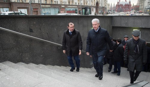 Сергей Собянин: В Москве построено и отремонтировано порядка 300 пешеходных переходов