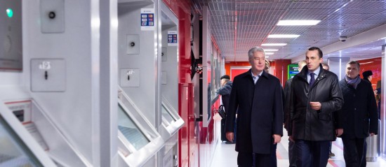 Сергей Собянин открыл новый терминал "Аэроэкспресса" на Павелецком вокзале
