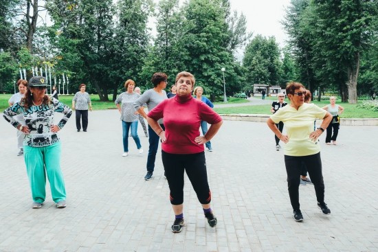 В парке «Усадьба Воронцово» продолжаются занятия спортом