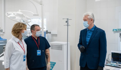 Собянин: Пандемия не повлияла на ход модернизации Боткинской больницы 