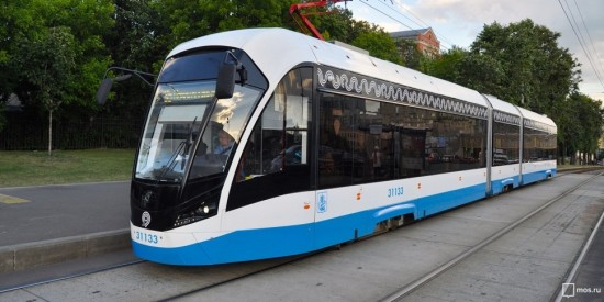В трех района ЮЗАО будут курсировать трамваи «Витязь-Москва»
