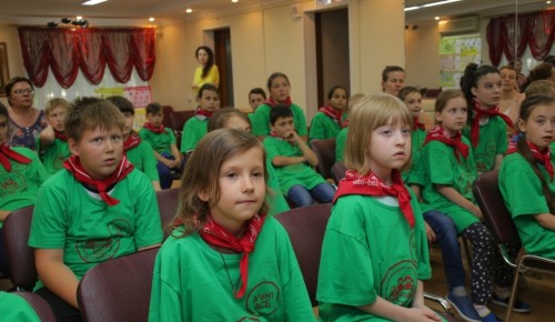 В районе Северное Бутово прошли занятия со школьниками по безопасности «Московская смена-2019»