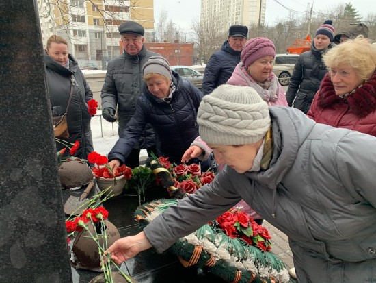 Памятная акция прошла на улице Грина