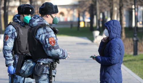 Число оштрафованных за нарушение карантина в Москве достигло 55 человек