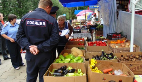 В районе Ясенево зафиксированы и пресечены случаи несанкционированной торговли