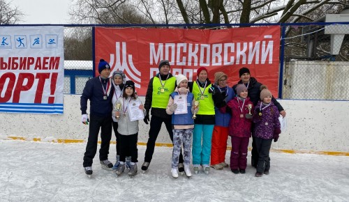 На окружных соревнованиях «Зимние забавы» спортсмены района Ясенево завоевали "золото"