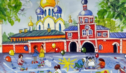 В библиотеке № 195 проходит конкурс рисунков Моя Москва»