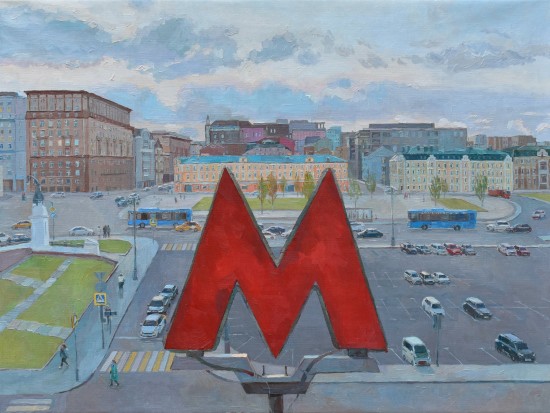 Продолжается выставка арт-группы «Сезон» - «В городе М» в галерее «Листок»