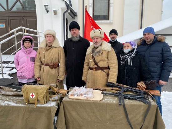 Ветераны «СВБД» провели урок мужества на территории Храма Феодора Ушакова в районе Южное Бутово