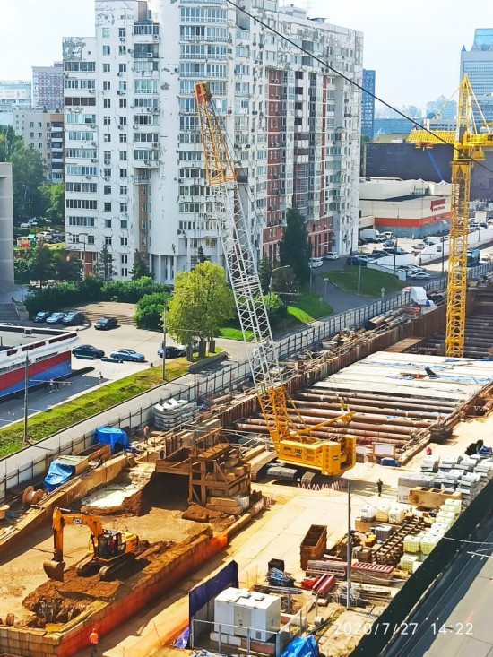 В районе Зюзино началось строительство подземного перехода метро 