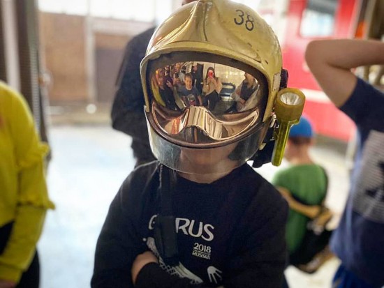 Дети из центра «Каховские ромашки» посетили Пожарно-спасательную часть №38